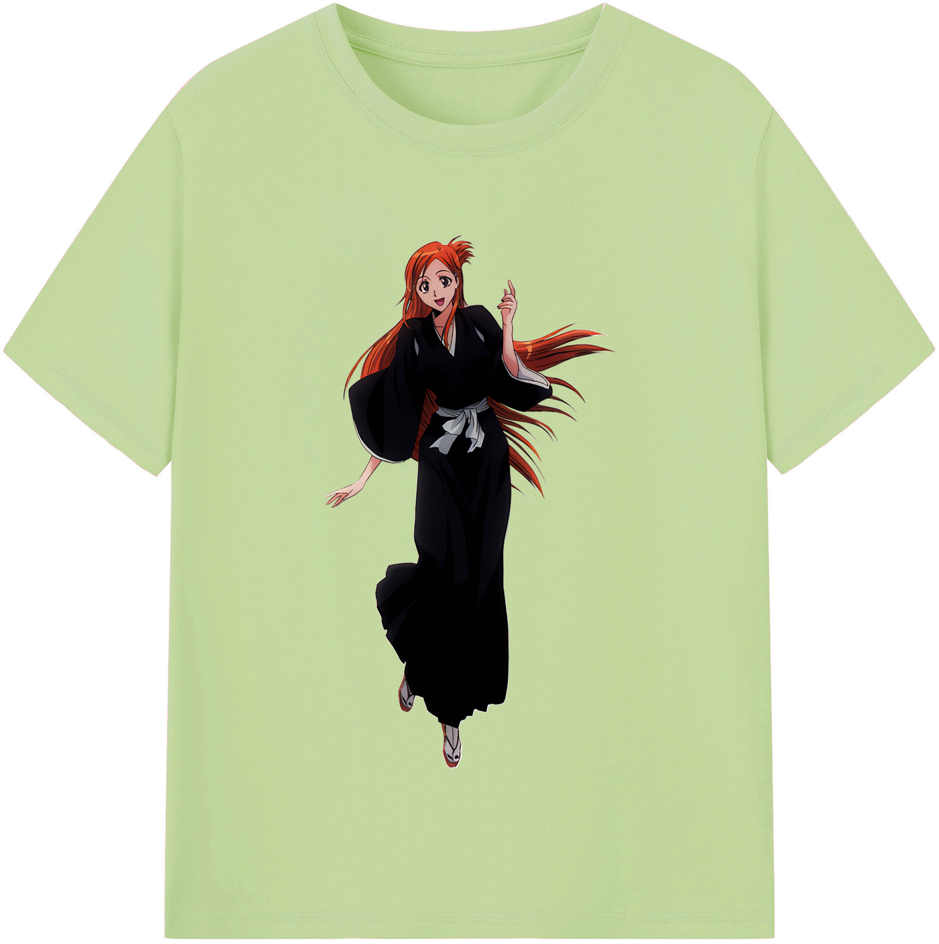 （画像用） ブリーチ 井上織姫（いのうえおりひめ） BLEACH Inoue Orihime 綿100％半袖Tシャツ（フロントプリント）